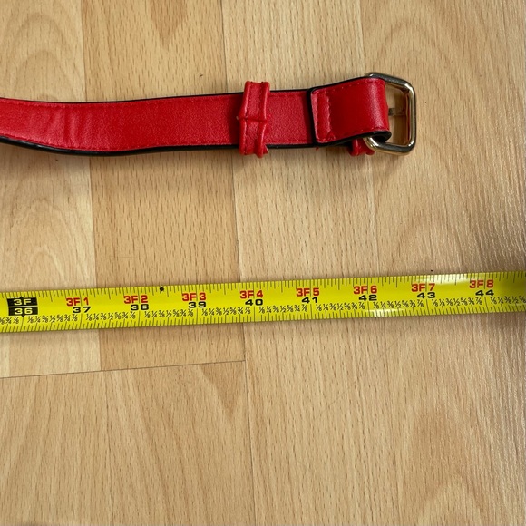 Red Quilted Leather Belt Bag Crossbody Bag Hip pack Belly Bag Fanny pack Chest - Picture 8 of 11